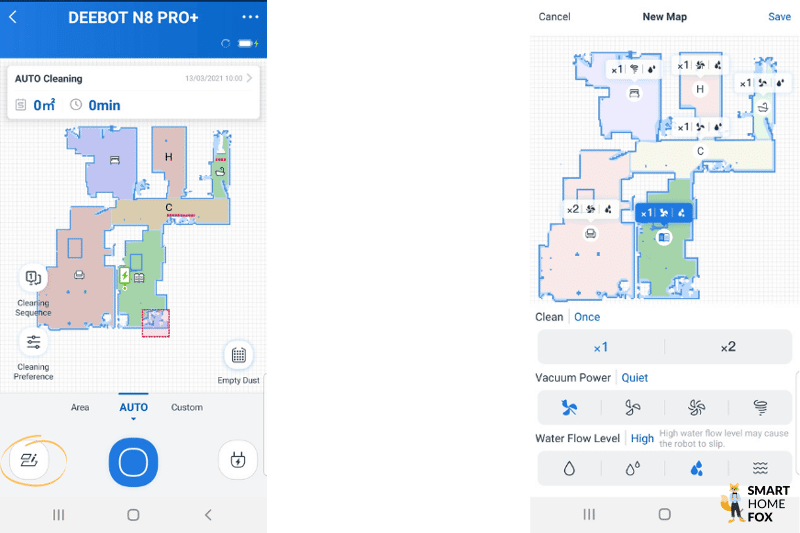 cartographie aspirateurs ecovacs